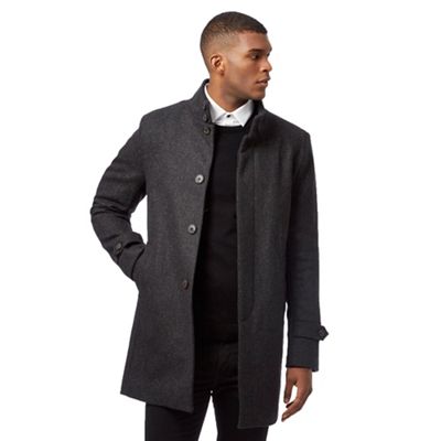 Red Herring Dark grey Epsom coat with wool